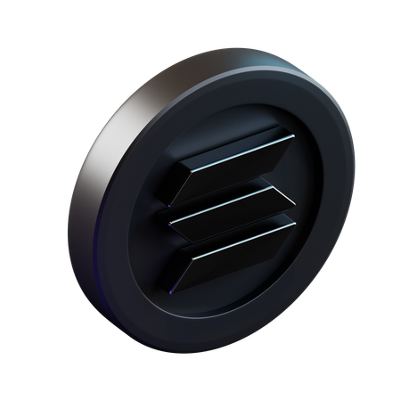 Free Solana  3D Icon