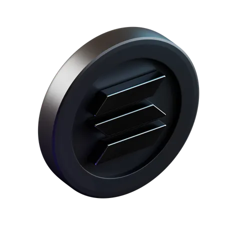 Free Solana  3D Icon