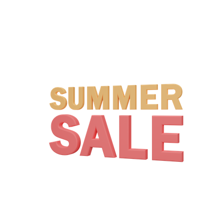 Free Solde d'été  3D Icon