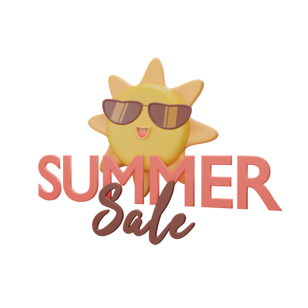 Free Solde d'été  3D Icon