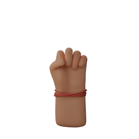 Free Solidarity Fist Sign  3D Icon
