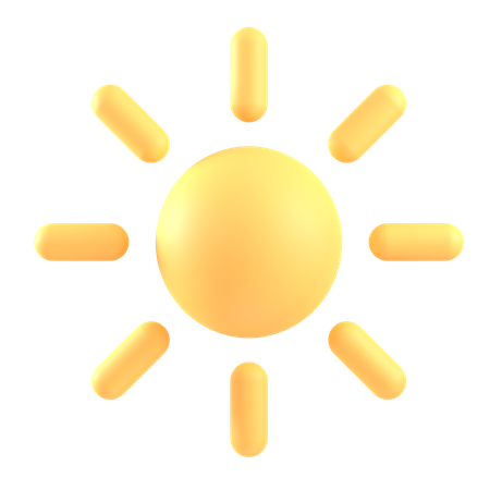 Free Sonne  3D Icon