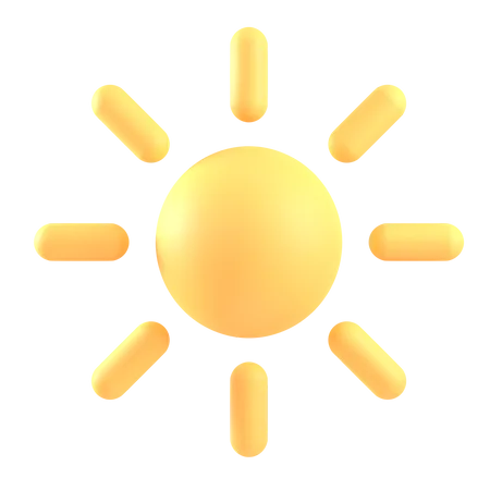 Free Sonne  3D Icon