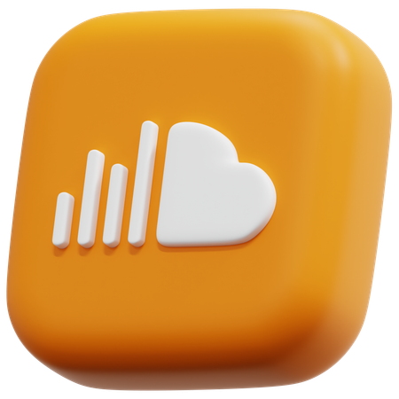 Free 사운드클라우드  3D Icon
