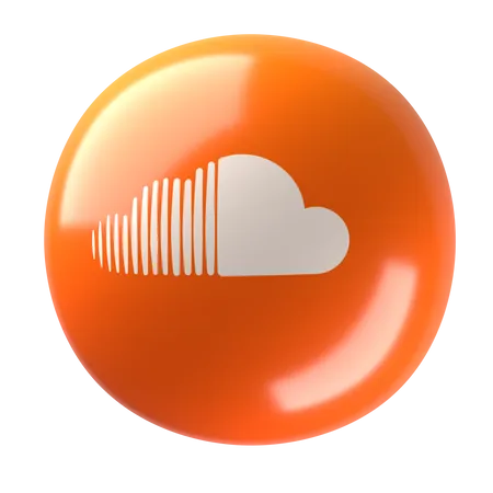 Free Soundcloud  3D Icon