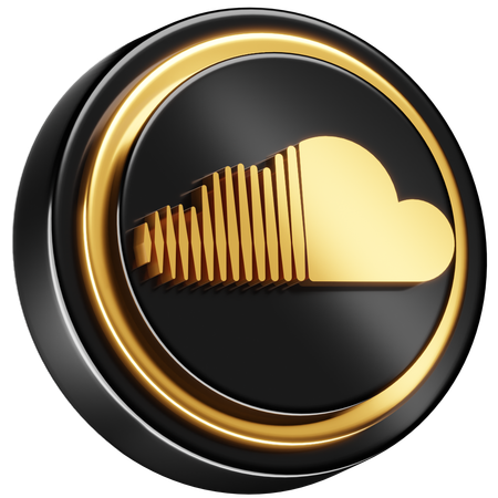 Free Soundcloud  3D Icon