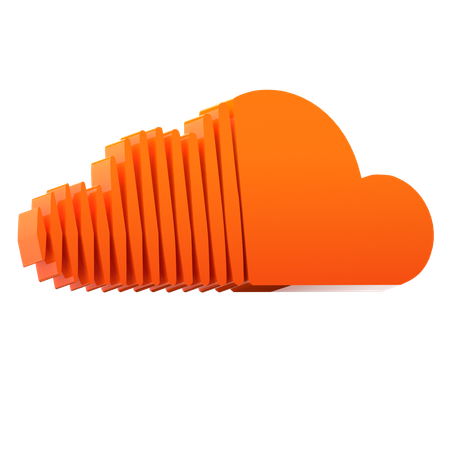 Free Soundcloud  3D Icon