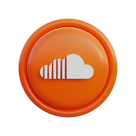Free Soundcloud  3D Icon