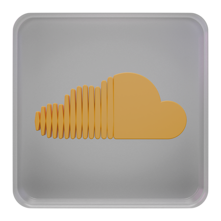 Free Soundcloud  3D Icon