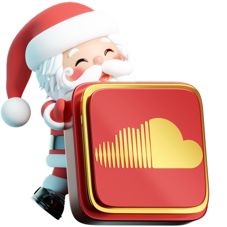 Free Soundcloud  3D Icon