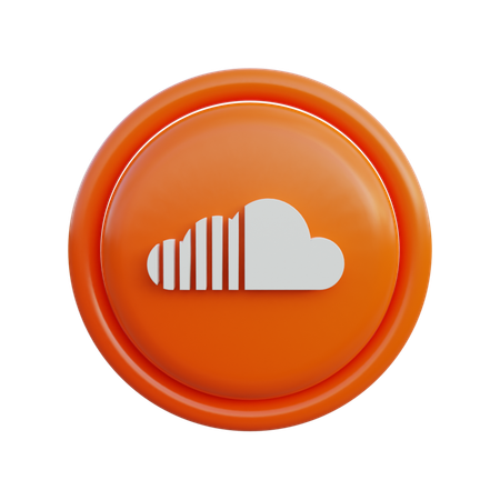 Free Soundcloud  3D Icon