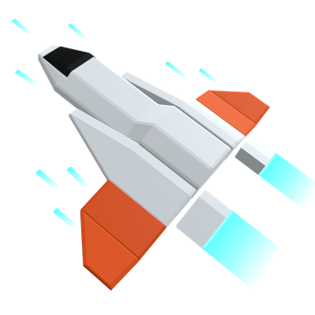 Free Space Ship  3D Icon