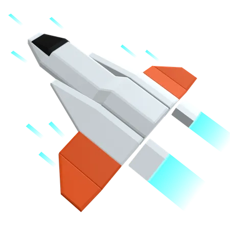 Free Space Ship  3D Icon