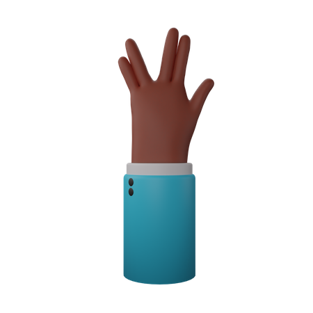Free Spoke hand sign  3D Icon