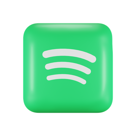 Free Spotify  3D Logo