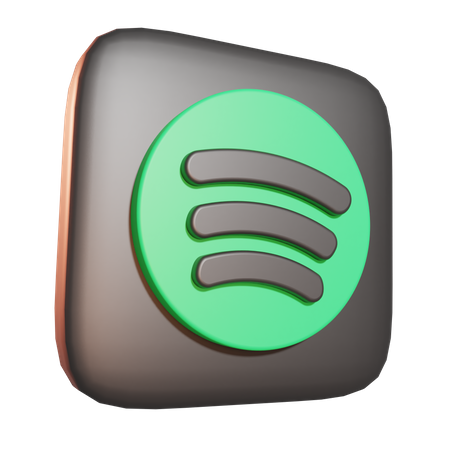 Free Spotify  3D Icon