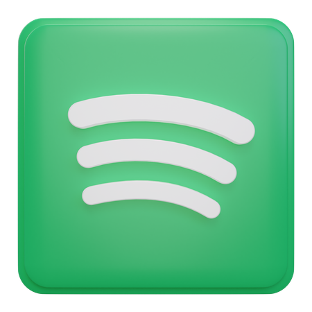 Free Spotify  3D Icon