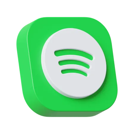 Free Spotify  3D Icon