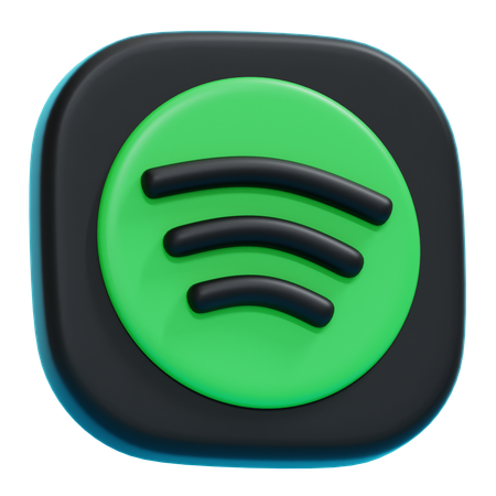 Free SPOTIFY  3D Icon