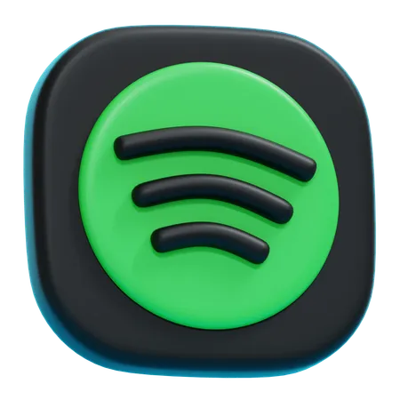 Free SPOTIFY  3D Icon