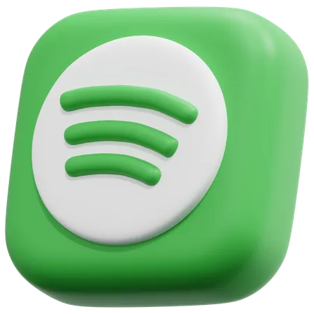 Free Spotify  3D Icon