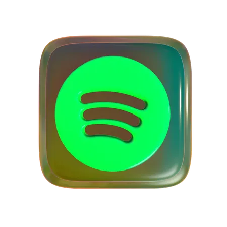 Free Spotify  3D Icon