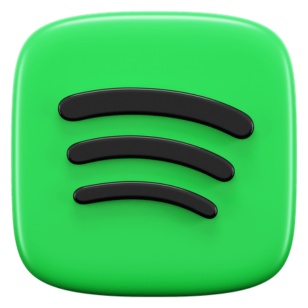 Free Spotify  3D Icon