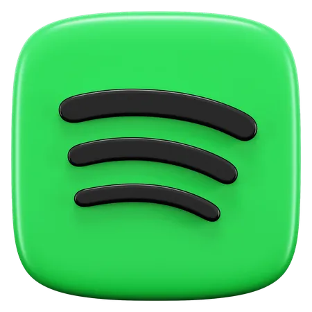 Free Spotify  3D Icon