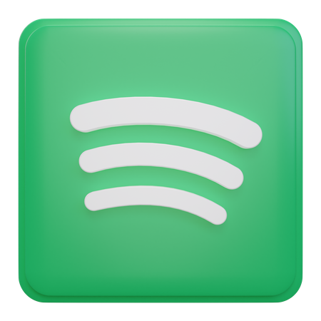 Free Spotify  3D Icon