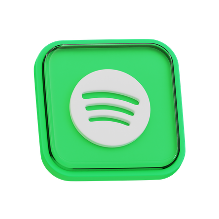 Free Spotify  3D Icon