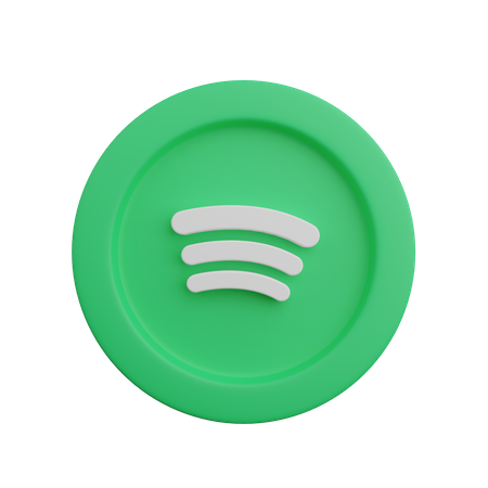 Free Spotify  3D Logo