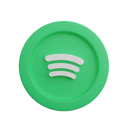 Free Spotify  3D Logo