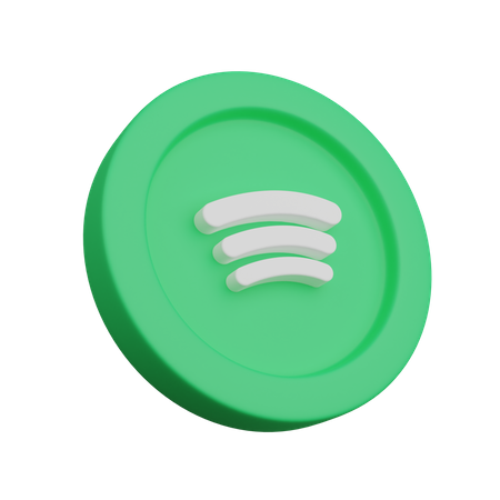 Free Spotify  3D Logo