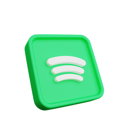 Free Spotify  3D Logo