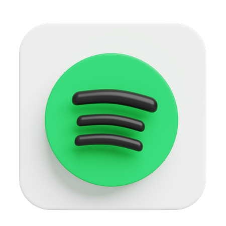 Free Spotify  3D Logo