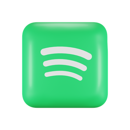 Free Spotify  3D Logo