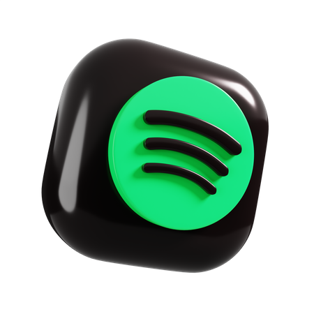 Free Spotify  3D Logo