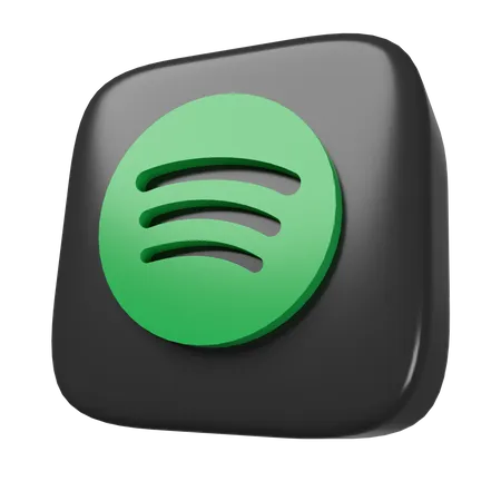 Free Spotify  3D Icon