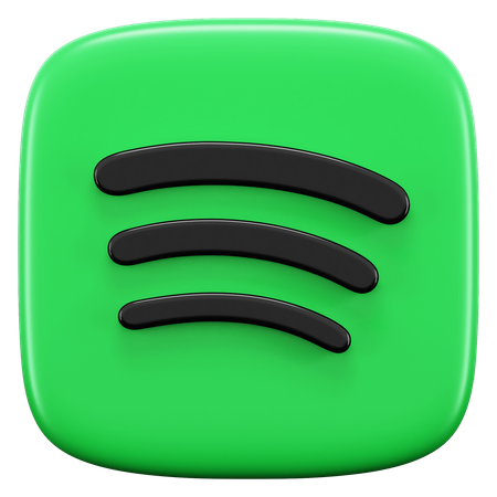 Free Spotify  3D Icon