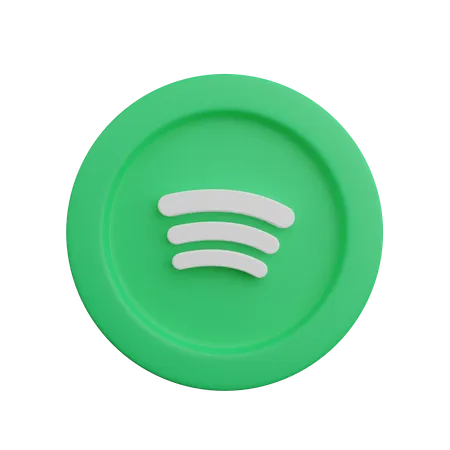 Free Spotify Logo 3D Illustration