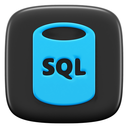 Free SQL  3D Icon