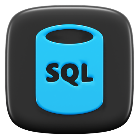 Free SQL  3D Icon