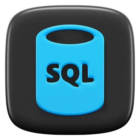 Free Icono De SQL Un Lenguaje Estandar Para Gestionar Datos Almacenados En Un Sistema De Gestion De Bases De Datos Relacionales O Para El Procesamiento De Flujos En Un Sistema De Gestion De Flujos De Datos Relacionales 3D Icon