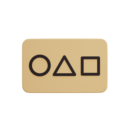 Free Squid Game Card  3D Icon