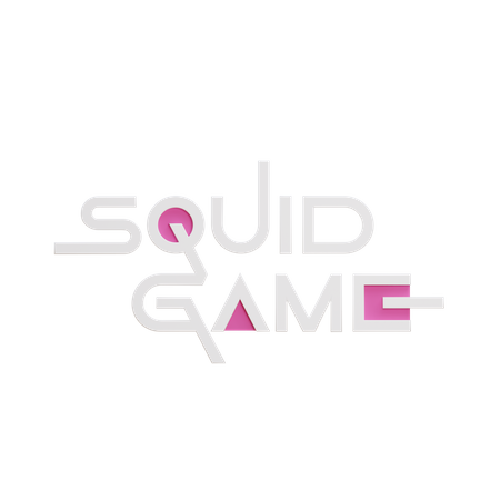 Free Squid Game Logo  3D Illustration