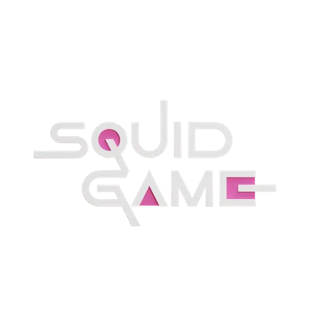 Free Squid Game Logo  3D Illustration