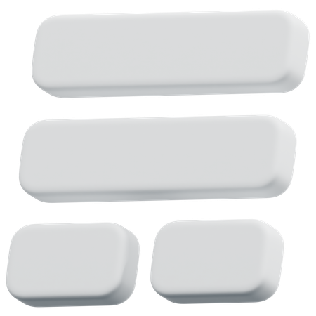 Free Stacked Action Blocks  3D Icon