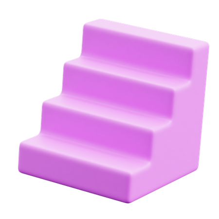 Free Stairs Cube Abstract Shapes  3D Icon