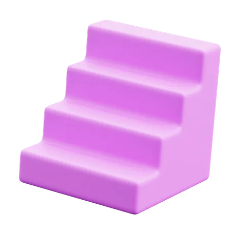 Free Stairs Cube Abstract Shapes  3D Icon