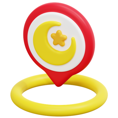 Free Standort der Moschee  3D Icon
